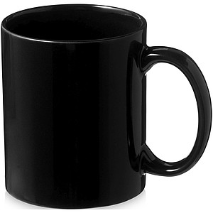 Klasický keramický hrnček, objem 330 ml, čierna
