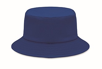 Klobúčik z brúseného bavlneného materiálu, kráľovská modrá
