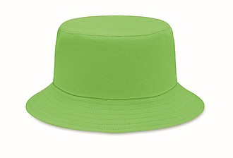 Klobúčik z brúseného bavlneného materiálu, svetlozelený
