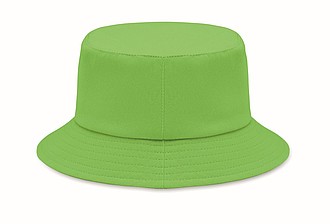 Klobúčik z brúseného bavlneného materiálu, svetlozelený