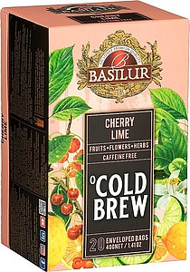 KOLTER Porciovaný ľadový čaj Cold Brew Cherry Lime, 20 x 2 g