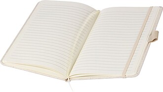 Konopný poznámkový blok A5, béžová