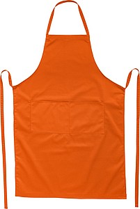 KORINA Kuchyňská zástěra dlouhá, oranžová