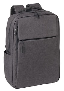 KORINT Polyesterový batoh na notebook nebo tablet s kapsami, antracitová