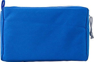 Kosmetická taška z RPET, modrá - reklamní předměty