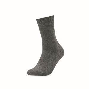 Kotníkové ponožky, 38-42, šedé - reklamní ponožky