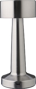 Kovová stolní lampa, šedá