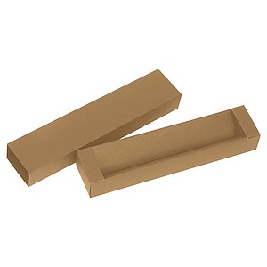 Krabička na pero z béžového kartonu - reklamní předměty