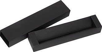 Krabička na pero z černého kartonu - obaly s potiskem