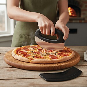 Krájač na pizzu, čierna