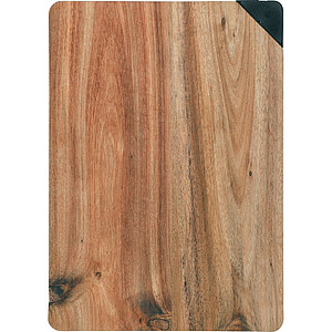Krájecí prkénko z akácie s brouskem na nože, hnědá
