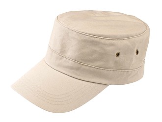 Kšiltovka, army styl, béžová