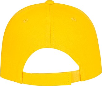 Kšiltovka šestipanelová, žlutá