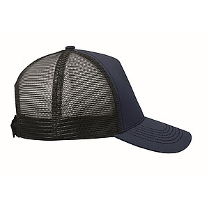 Kšiltovka trucker s 5 panely, námořní modrá