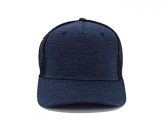 Kšiltovka ve stylu snapback, se síťovinou v zadní části, námořní modrá