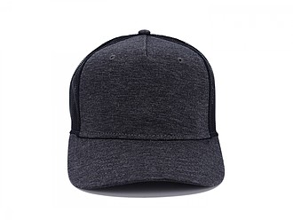 Kšiltovka ve stylu snapback, se síťovinou v zadní části, šedá
