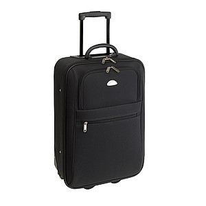 Kufr na kolečkách palubní velikosti, černý - kufry s potiskem