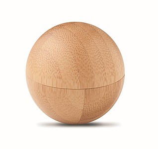 Kulatý balzám na rty v bambusovém obalu