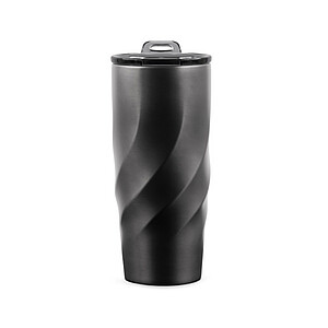 KUMKOY Cestovný XL termohrnček BrandCharger, 500 ml, gunmetal