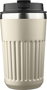 LACHOS Cestovní termohrnek z recyklované nerezové oceli, 400 ml, béžová