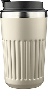 LACHOS Cestovní termohrnek z recyklované nerezové oceli, 400 ml, béžová