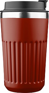 LACHOS Cestovní termohrnek z recyklované nerezové oceli, 400 ml, vínová