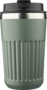 LACHOS Cestovní termohrnek z recyklované nerezové oceli, 400 ml, zelená