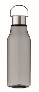 Láhev na pití, 800ml, nerezové víčko, Tritan Renew, transparentní šedá