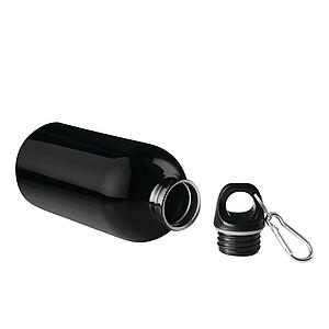 Láhev na pití z nerezové oceli 400 ml, černá