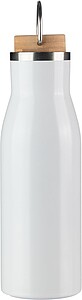 Láhev na pití z nerezové oceli, 500 ml, bílá