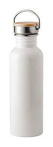 Láhev na pití z nerezové oceli, 750ml, bílá