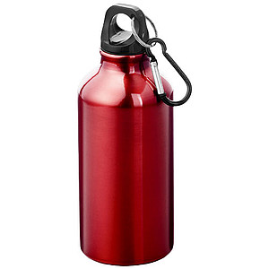 Láhev na pití z recyklovaného hliníku, 400ml, červená