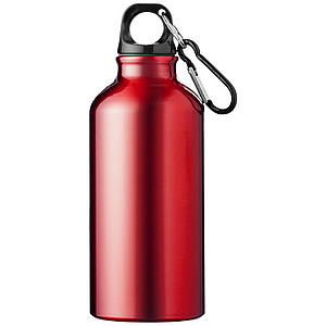 Láhev na pití z recyklovaného hliníku, 400ml, červená