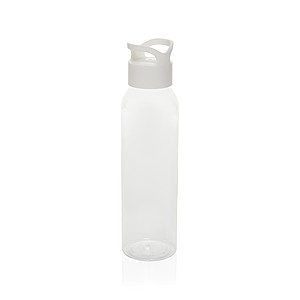 Láhev na pití z RPET, 650ml, transparentní bílá