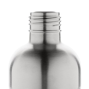 Láhev na sycené nápoje z recyklované oceli, objem 800 ml, stříbrná