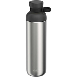 Láhev na vodu Mepal Vita 900 ml z recyklované nerezové oceli, černá