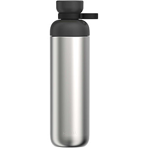Láhev na vodu Mepal Vita 900 ml z recyklované nerezové oceli, černá