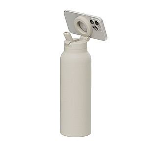 Láhev na vodu RINGO Pro MagSafe® s magnet. kroužkem 710 ml, béžová