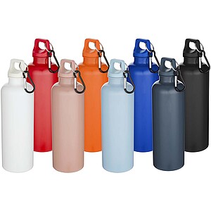 Láhev na vodu s karabinou z recyklovaného plastu 750 ml, královská modrá