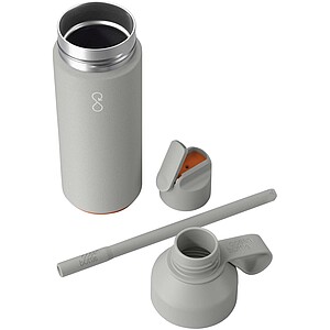 Láhev na vodu s tepelnou izolací Ocean Bottle 500ml, světle šedá