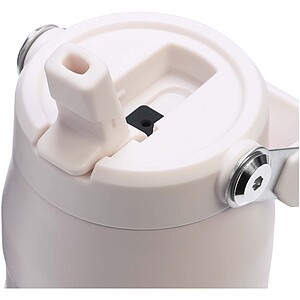 Láhev na vodu vyklápěcím brčkem 700 ml, světle růžová