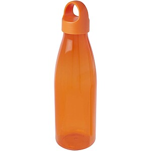 Láhev na vodu z recyklovaného plastu 800 ml, oranžová