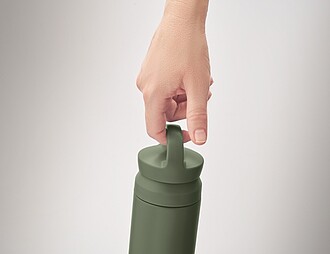 Láhev s dvojitou stěnou 320 ml, tmavá zelená