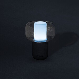 Lampa s reproduktorom 10W, čierna