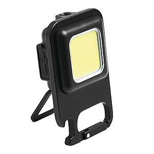 LED pracovná baterka, čierna
