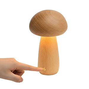 LED stolní lampa, hnědá