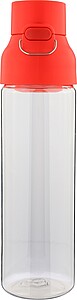 Lehká tritanová láhev s barevným víčkem 750 ml, červená