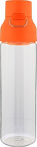 Lehká tritanová láhev s barevným víčkem 750 ml, oranžová