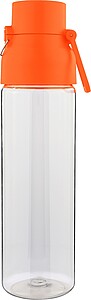 Lehká tritanová láhev s barevným víčkem 750 ml, oranžová