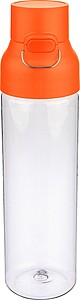 Lehká tritanová láhev s barevným víčkem 750 ml, oranžová